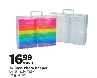 Michaels 16-case photo keeper by simply tidy® offer