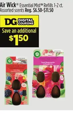 Dollar General Air wick® essential mist™ refills offer