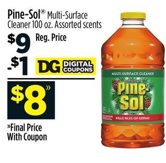 Dollar General Pine-sol® multi-surface cleaner offer