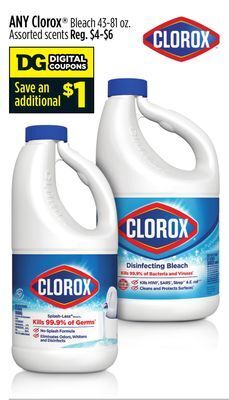 Dollar General Any clorox® offer