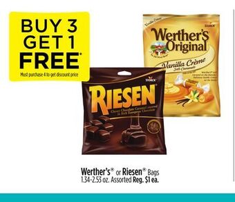 Dollar General Werther's® or riesen® bags offer