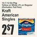 Key Food Kraft american singles offer