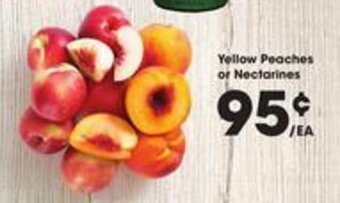 Kroger Yellow Peaches or Nectarines offer