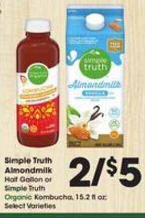 Kroger Simple Truth Almondmilk offer