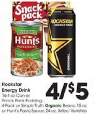 Kroger Rockstar Energy Drink offer
