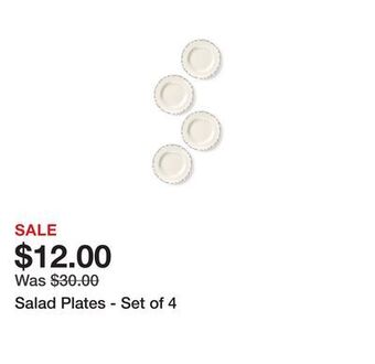 Belk Salad plates - set of 4 offer