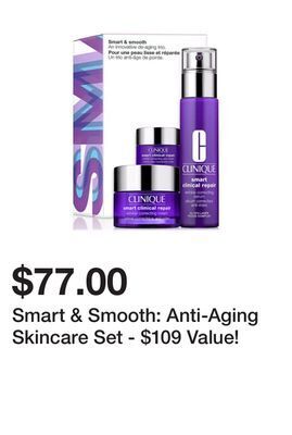 Belk Smart & smooth: anti-aging skincare set - $109 value! offer
