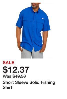 Belk Short sleeve solid fishing shirt offer