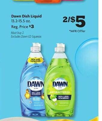 Family Dollar Dawn dish liquid offer