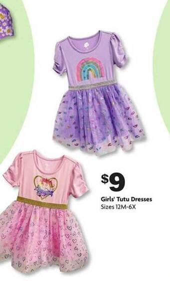 Family Dollar Girls' tutu dresses offer