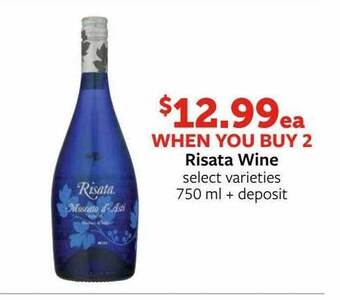 Fareway Risata wine offer