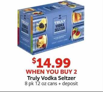 Fareway Truly vodka seltzer offer