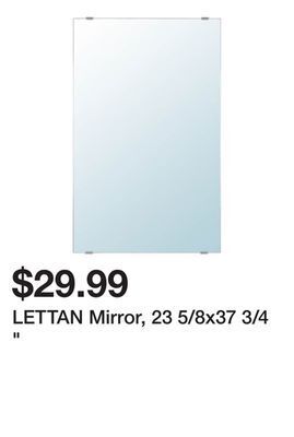 Ikea Lettan mirror, 23 5/8x37 3/4 " offer