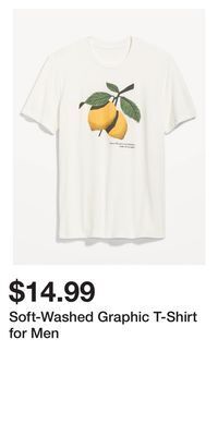 Old Navy Soft-washed graphic t-shirt for men offer