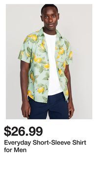 Old Navy Everyday short-sleeve shirt for men offer