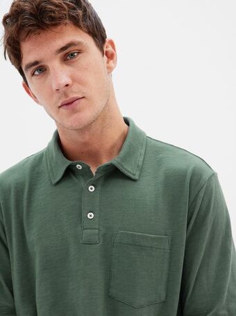 Gap Slub pocket polo shirt offer