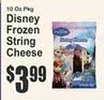 Key Food Disney frozen string cheese offer