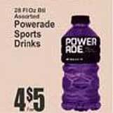 Key Food Powerade sports drinks offer