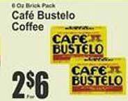Key Food Café bustelo coffee offer