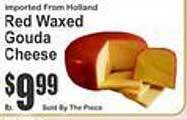 Key Food Red waxed gouda cheese offer