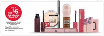 CVS Maybelline cosmetics offer