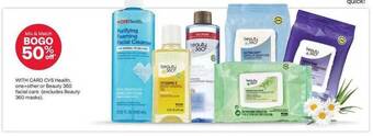 CVS Cvs health, one+ other or beauty 360 facial care offer