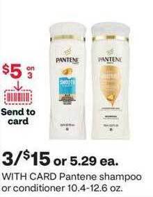 CVS Pantene shampoo or conditioner offer