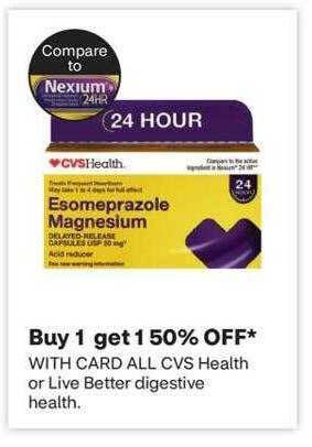 CVS Cvs health or live better digestive health offer