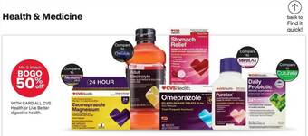 CVS Cvs health or live better digestive health offer