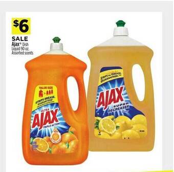 Dollar General Ajax dish liquid offer