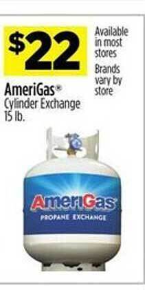 Dollar General Amerigas cylinder exchange offer