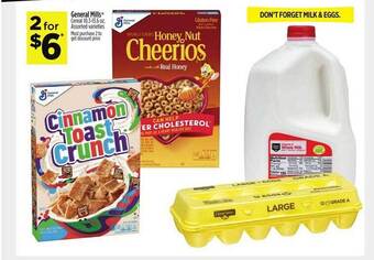 Dollar General General mills cereal offer