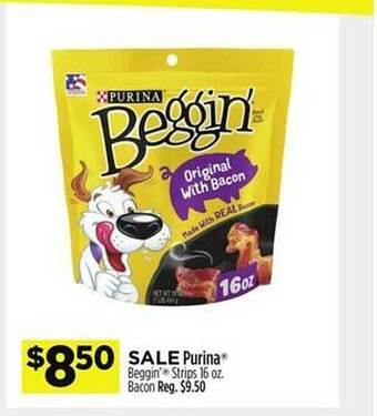 Dollar General Purina beggin strips offer