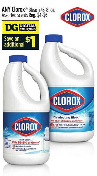 Dollar General Clorox bleach offer