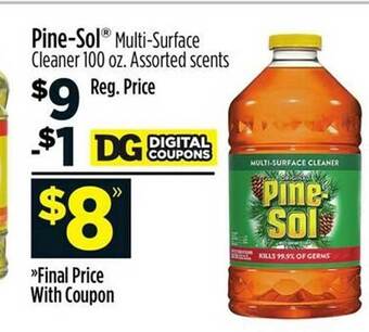 Dollar General Pine-sol multi-surface cleaner offer