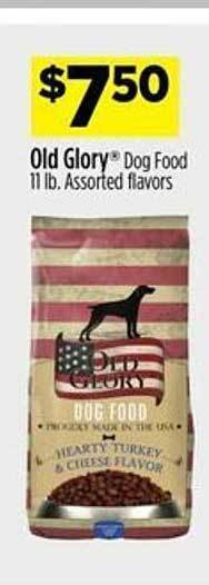 Dollar General Old glory dog food offer