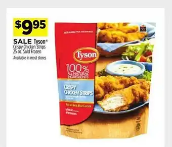 Dollar General Tyson crispy chicken strips sold frozen offer