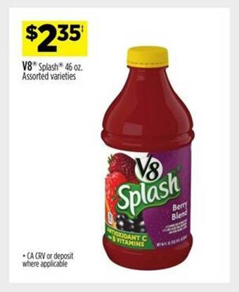 Dollar General V8 splash offer