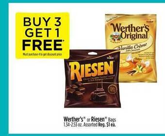 Dollar General Werther's or riesen bags offer