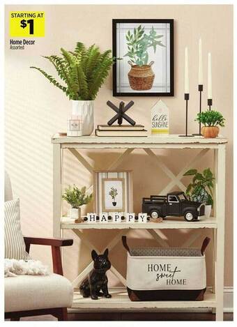 Dollar General Home decor offer