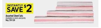 Dollar General Assorted sheet sets offer