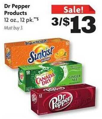 Family Dollar Dr pepper products offer