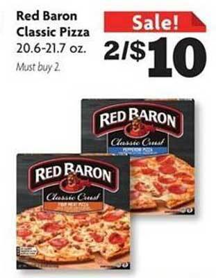 Family Dollar Red baron classic pizza offer