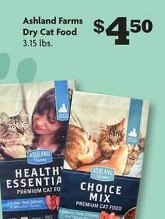Family Dollar Ashland farms dry cat food offer