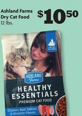 Family Dollar Ashland farms dry cat food offer