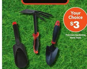 Family Dollar Premium gardening hand tools offer