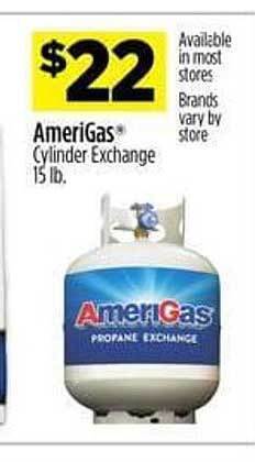 Dollar General Amerigas cylinder exchange offer