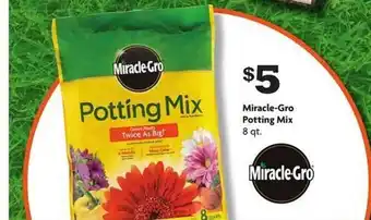 Family Dollar Miracle-gro potting mix offer