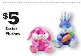 Family Dollar Easter plushes offer