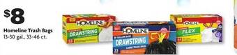 Family Dollar Homeline trash bags offer